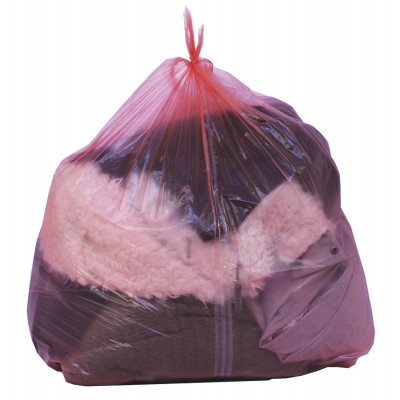 Standard Soluble Strip Laundry Bags - RED - 1 x 200